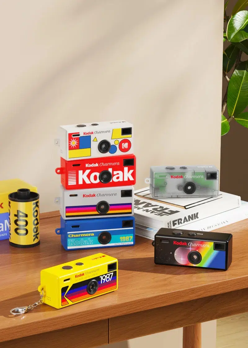 A group shot of all Kodak Charmera colorways
