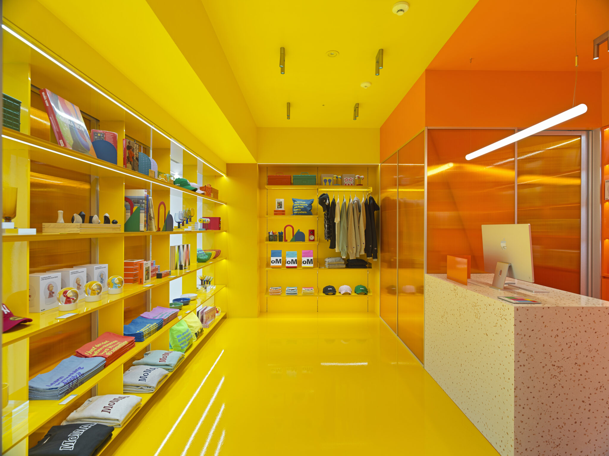 La nueva lente interior de la librería de Seúl de MoMA