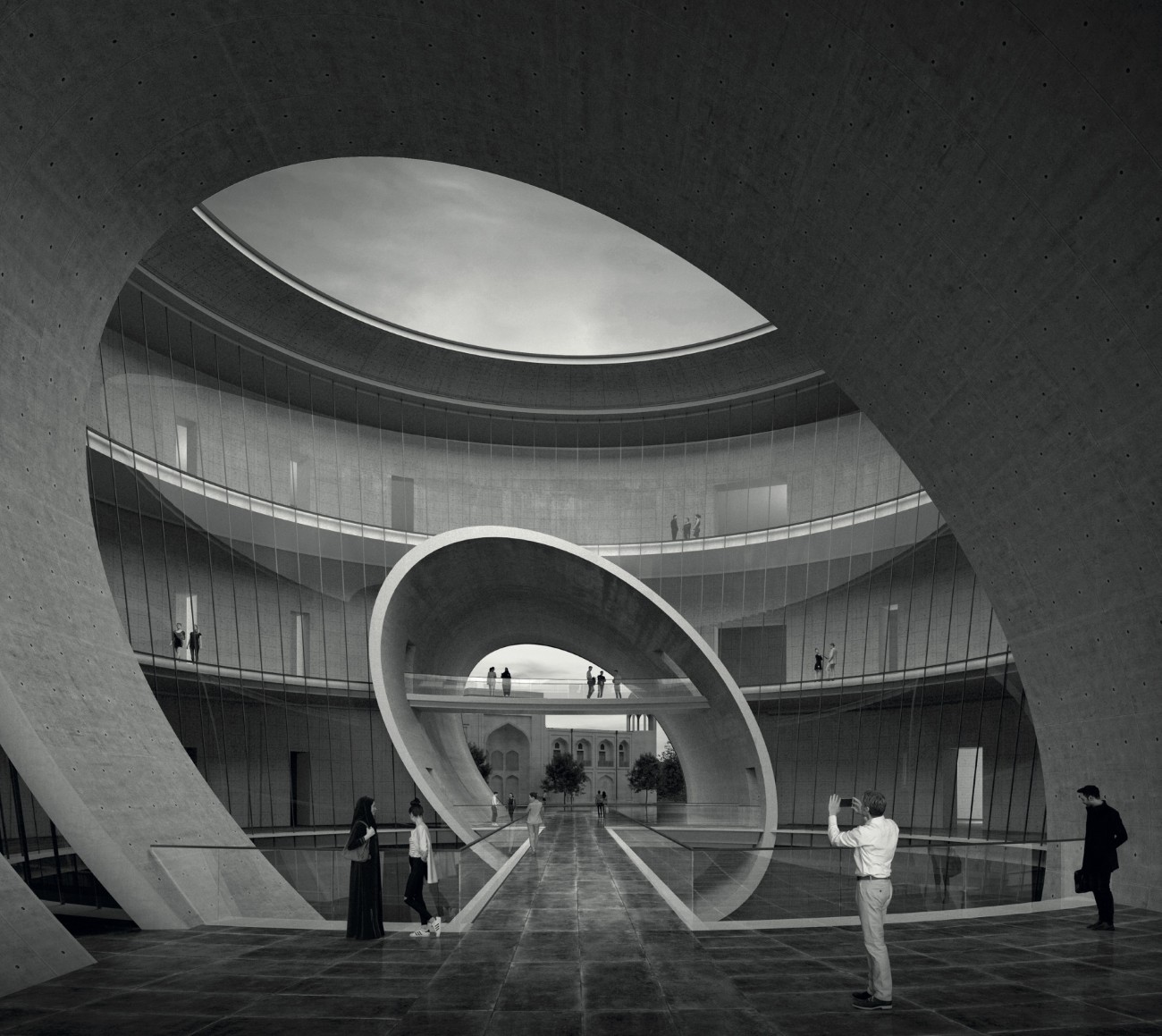 National Museum of Uzbekistan Render by Tadao Ando