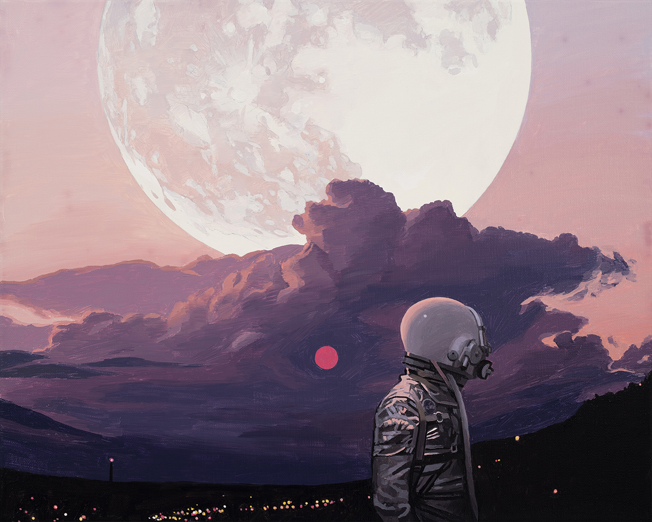 "Pink and Purple Evening," 2023.