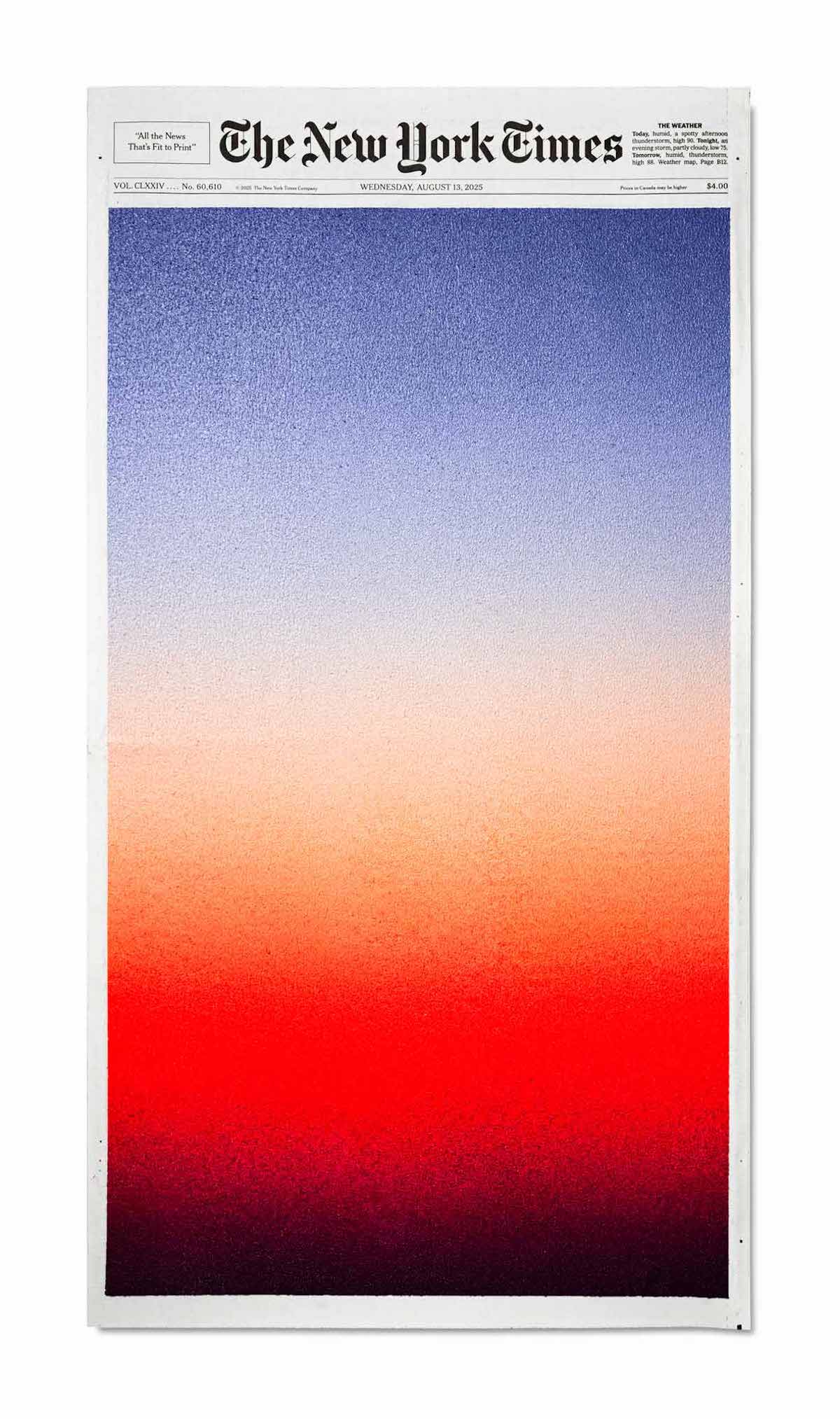 Artist Transforms Daily Newspaper Front Pages Into Striking