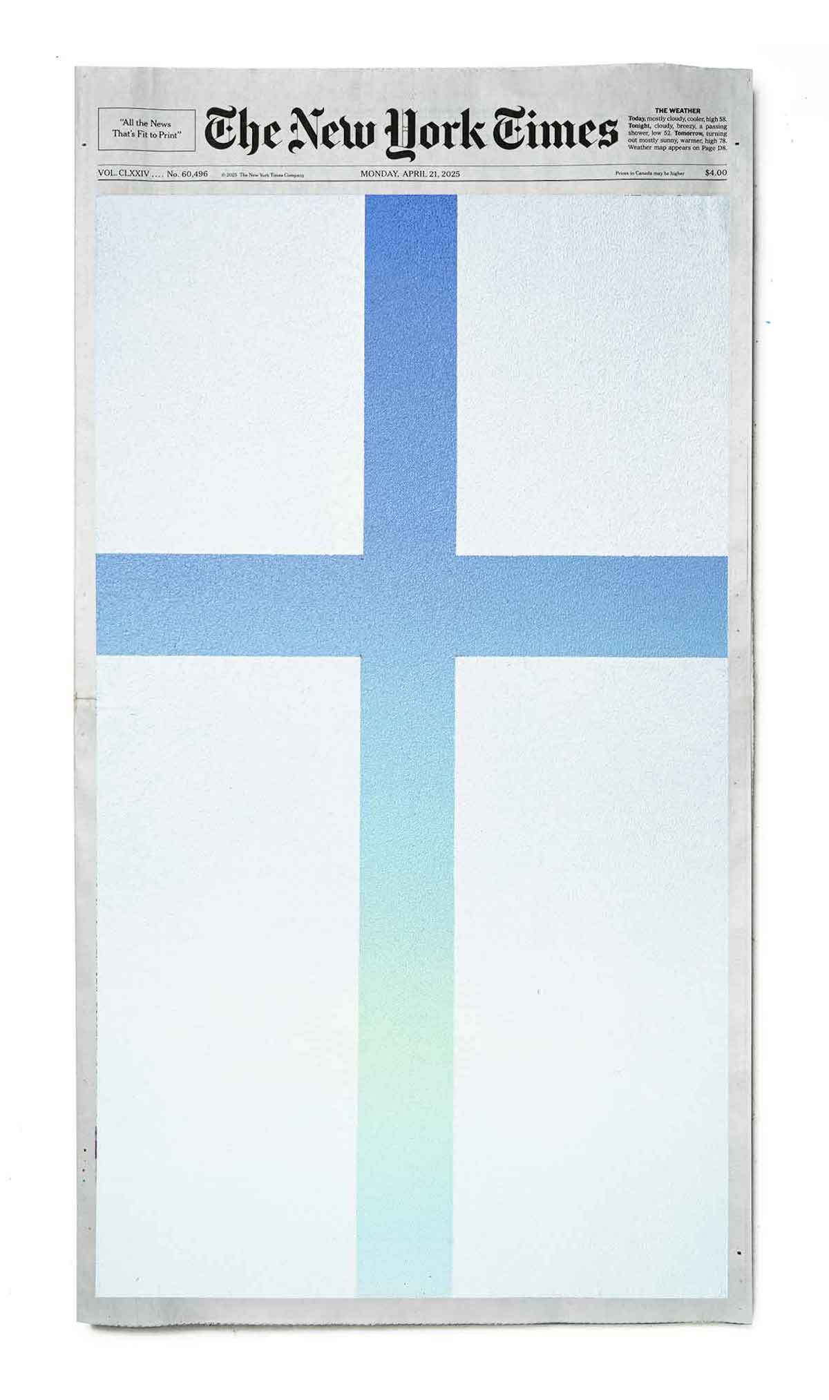 "Pope Francis," April 21, 2025.