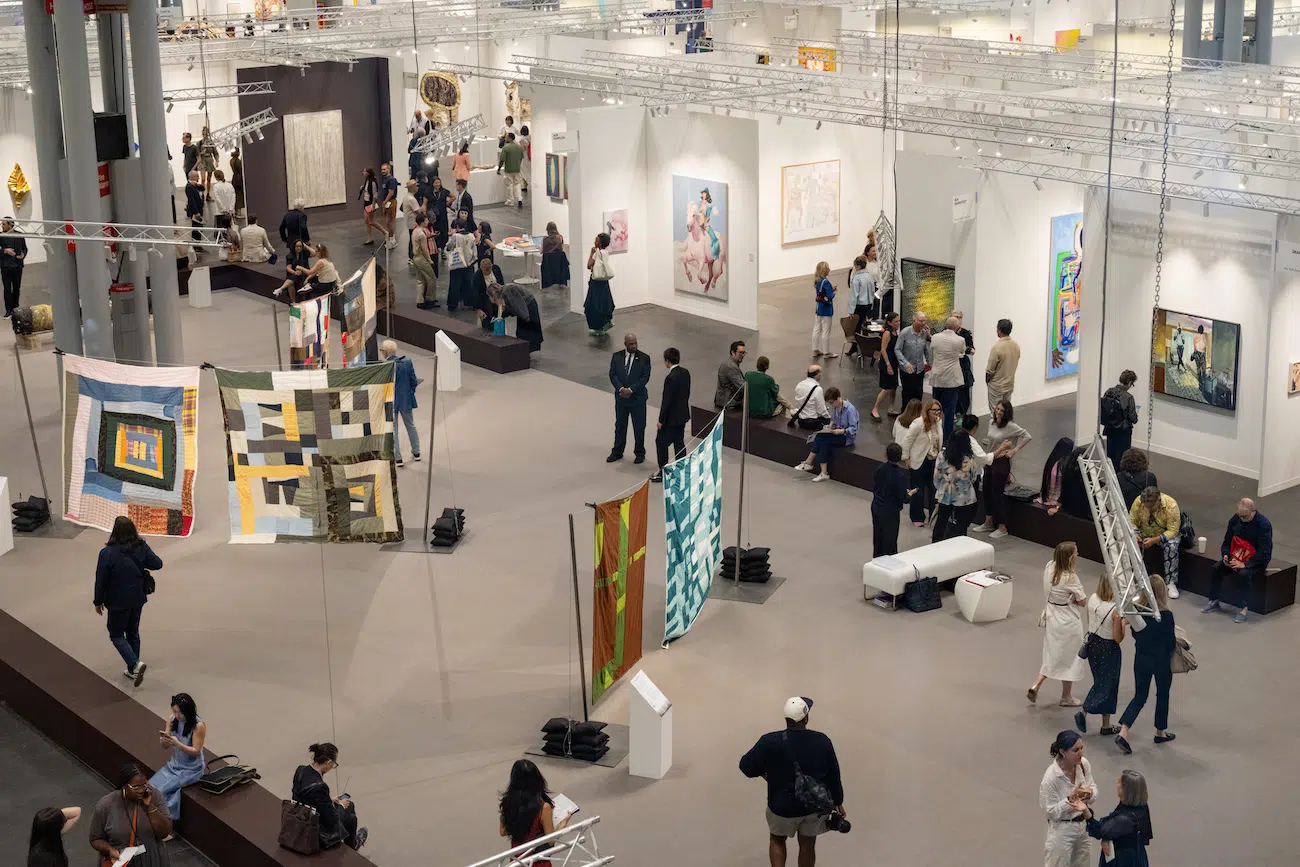 Installation view of the 2025 Armory Show at Javits Center in Manhattan, NY. (Photo: Casey Kelbaugh)