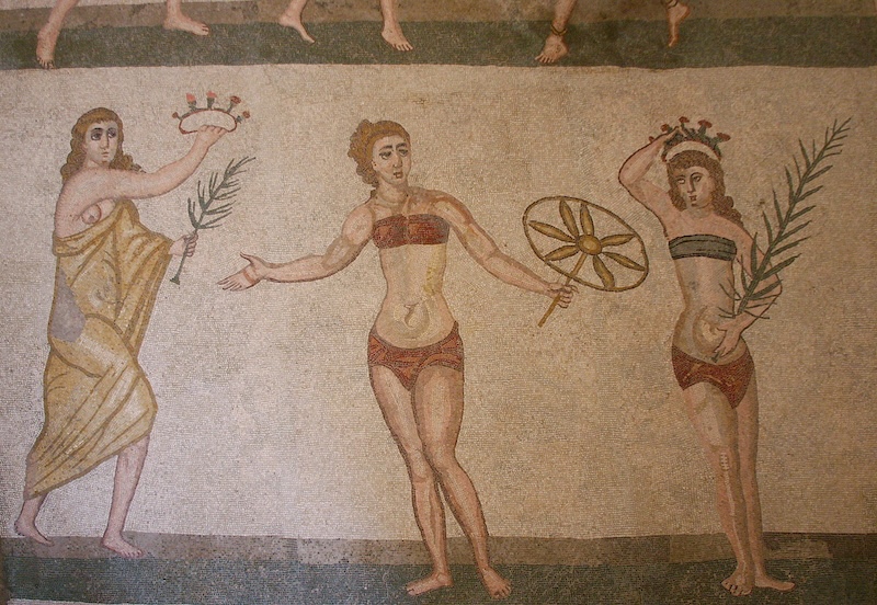 Researchers analyze an ancient Roman flip flop mosaic