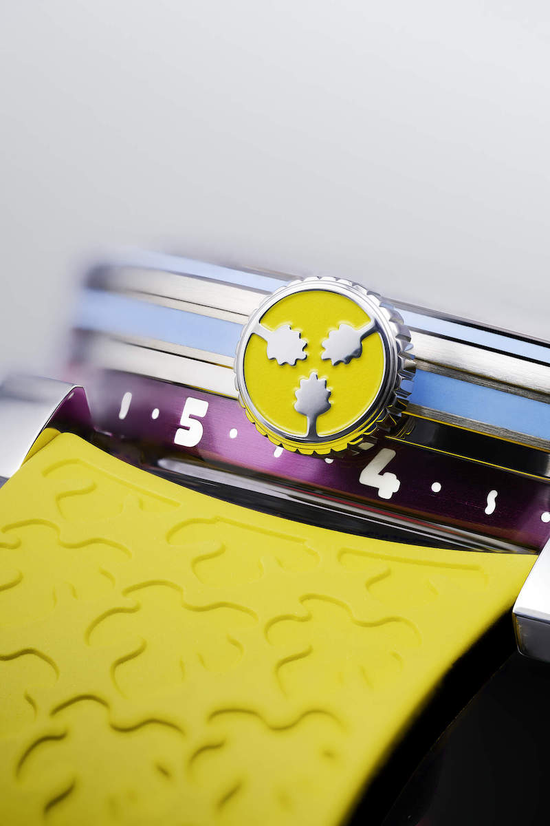 Yinka Ilori's "Grow Your Dreams" watch collection, produced in collaboration with MB&F's "M.A.D.Editions" line