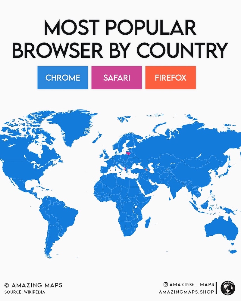 Map Infographics by Amazing Maps