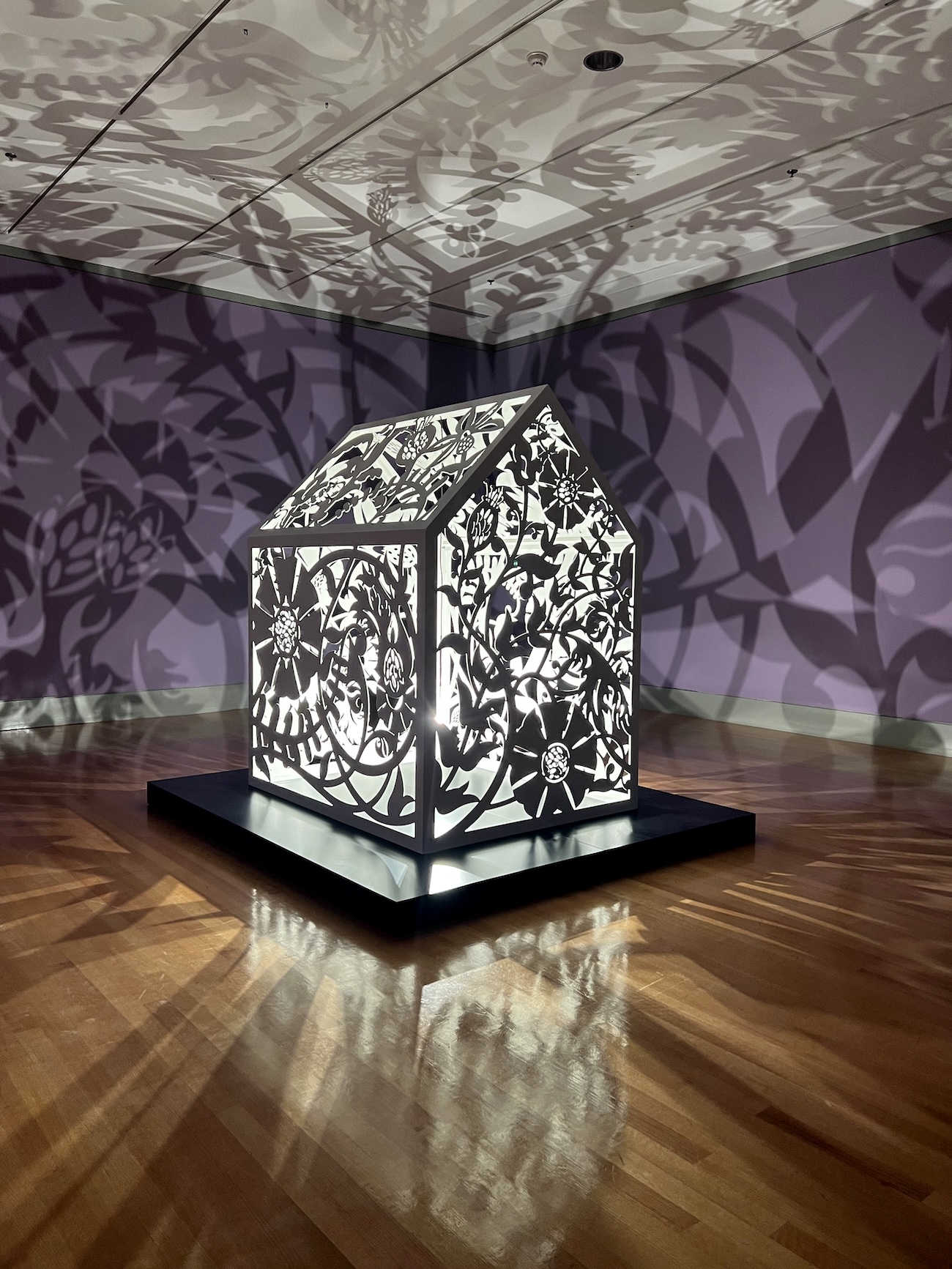 Anila Quayyum Agha Installation at the Seattle Asian Art Museum