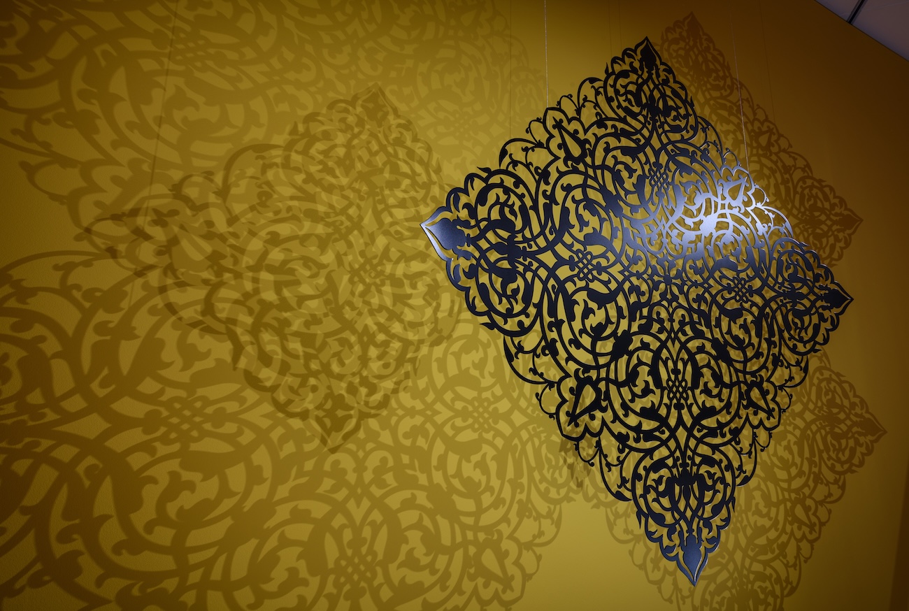 Anila Quayyum Agha Installation at the Seattle Asian Art Museum