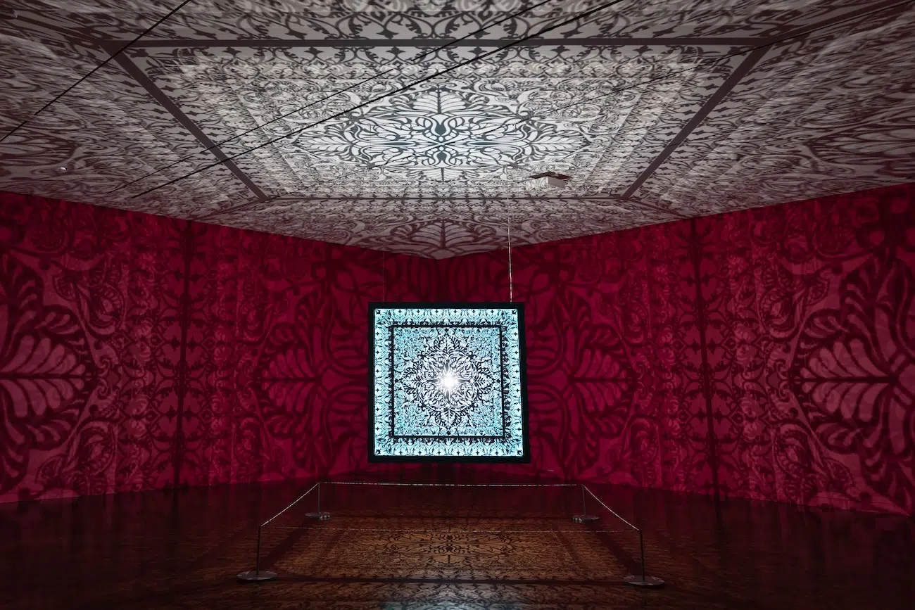 Anila Quayyum Agha Installation at the Seattle Asian Art Museum