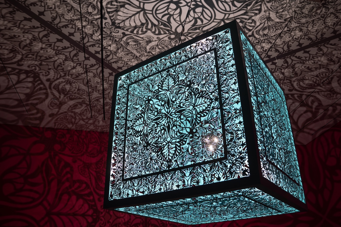 Anila Quayyum Agha Installation at the Seattle Asian Art Museum