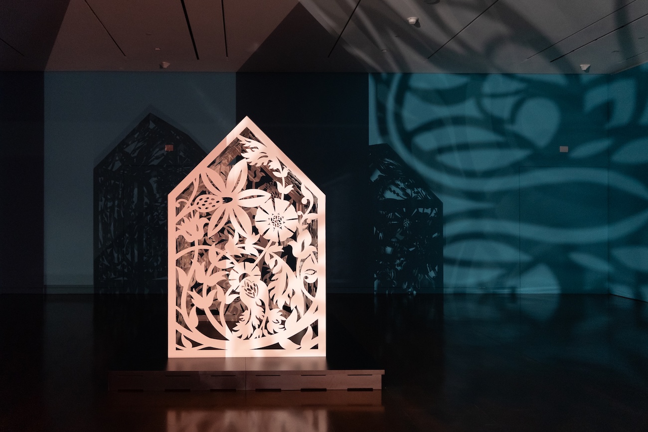 Anila Quayyum Agha Installation at the Seattle Asian Art Museum