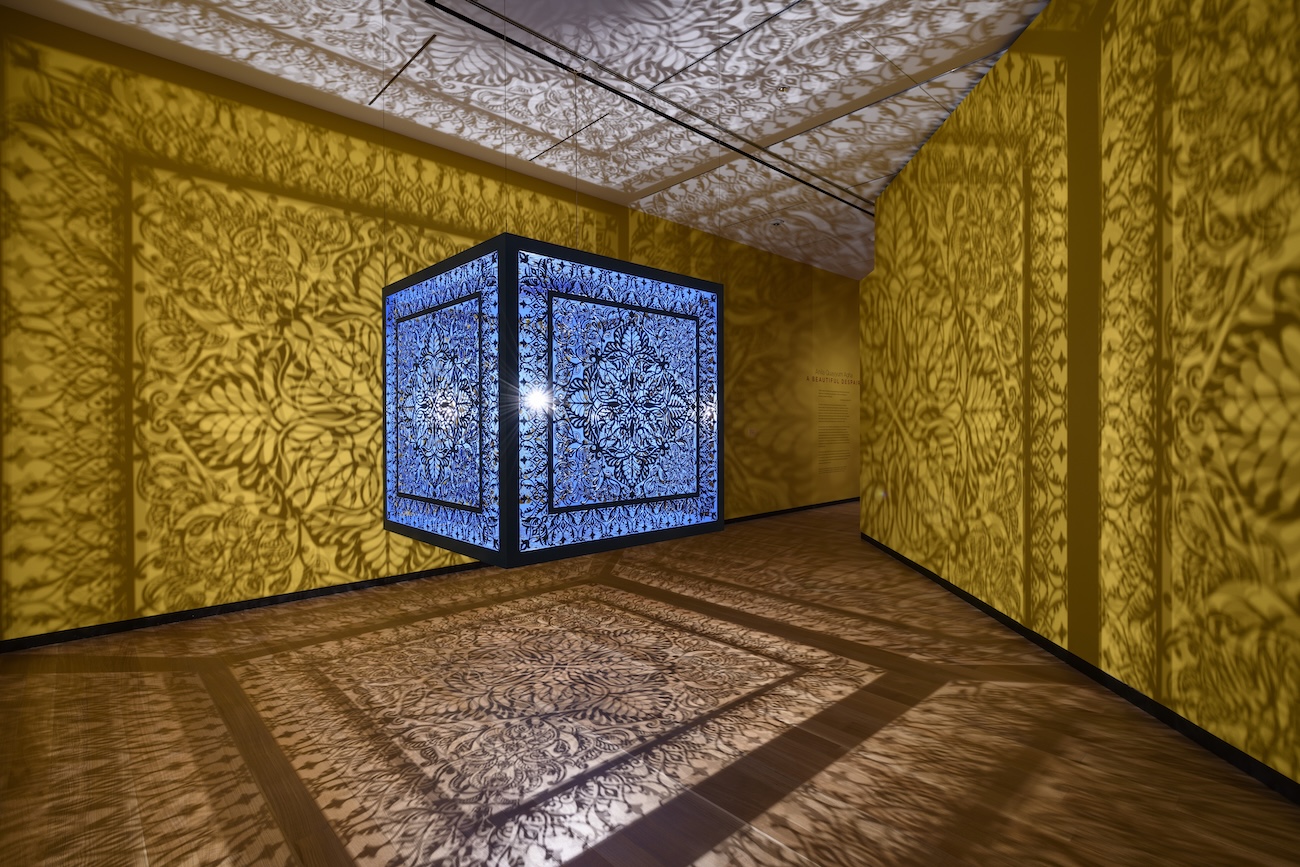Anila Quayyum Agha Installation at the Seattle Asian Art Museum