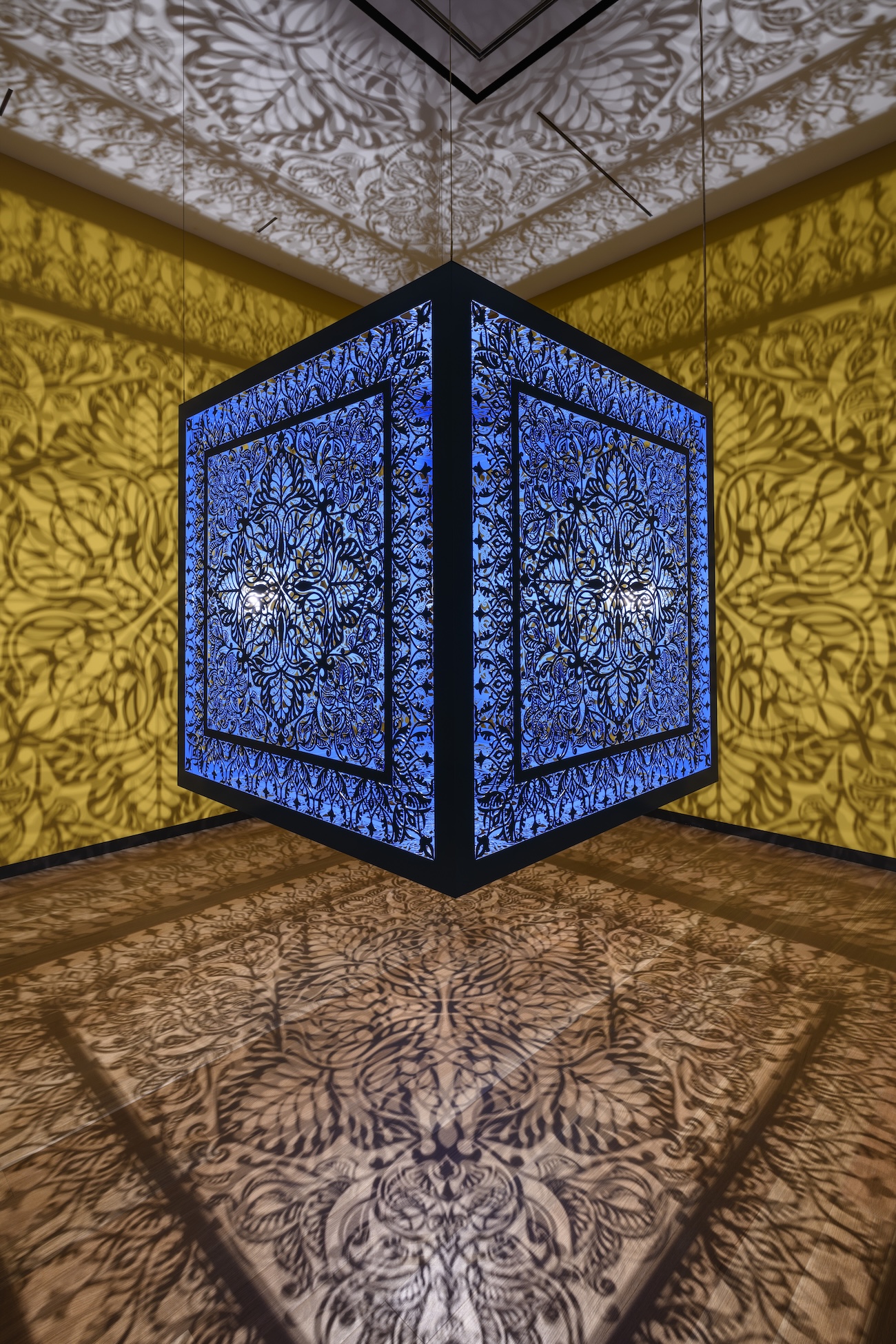 Anila Quayyum Agha Installation at the Seattle Asian Art Museum