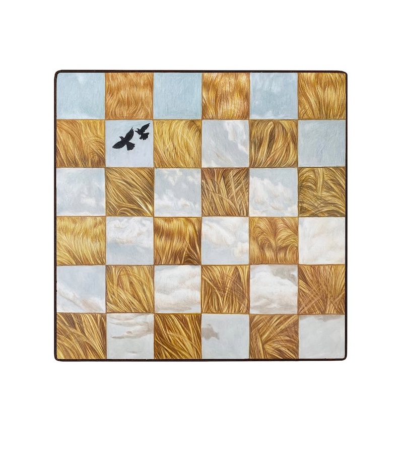 "Chess Collection" Colored Pencil Drawings by Sasha Krautman