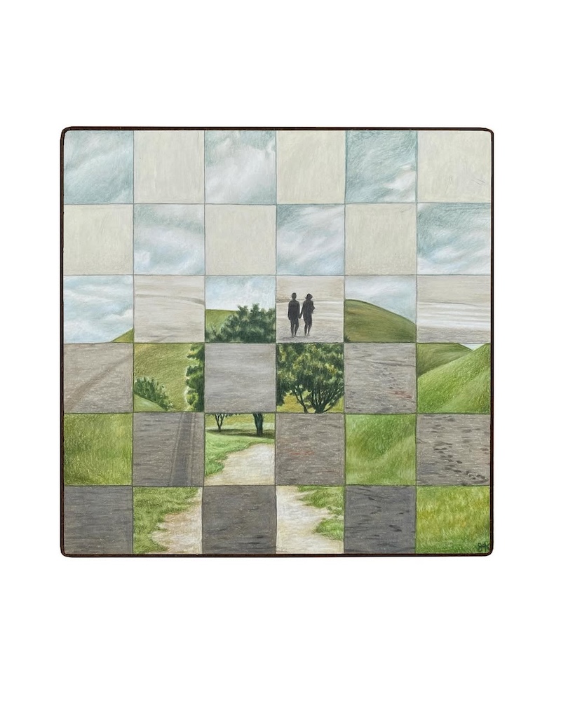 "Chess Collection" Colored Pencil Drawings by Sasha Krautman