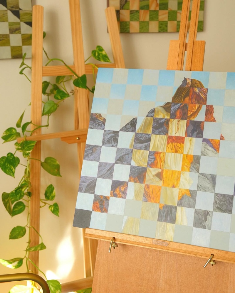 "Chess Collection" Colored Pencil Drawings by Sasha Krautman