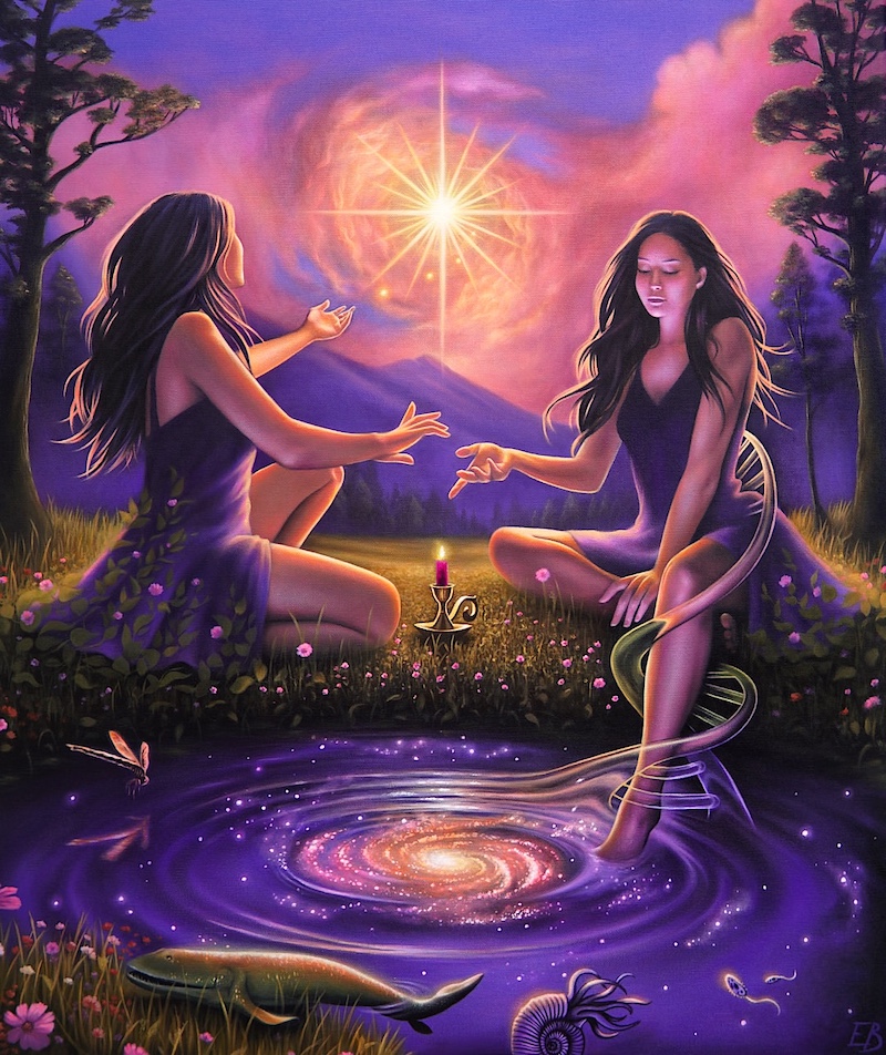 Dreamlike Acrylic Paintings by Ecem Bozkurt