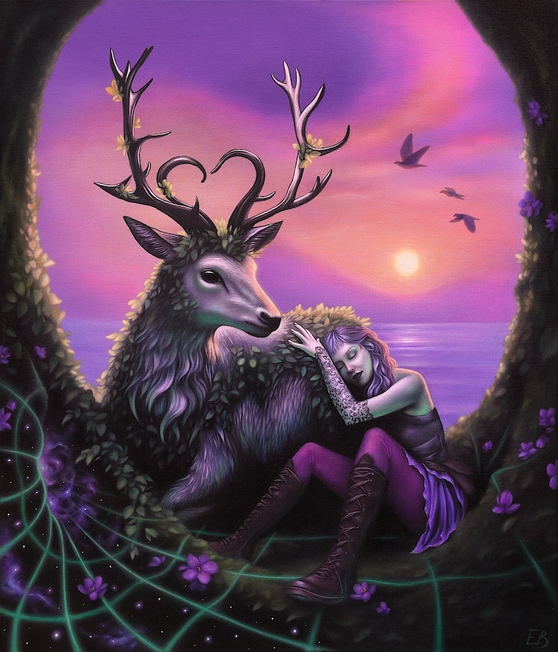 Dreamlike Acrylic Paintings by Ecem Bozkurt