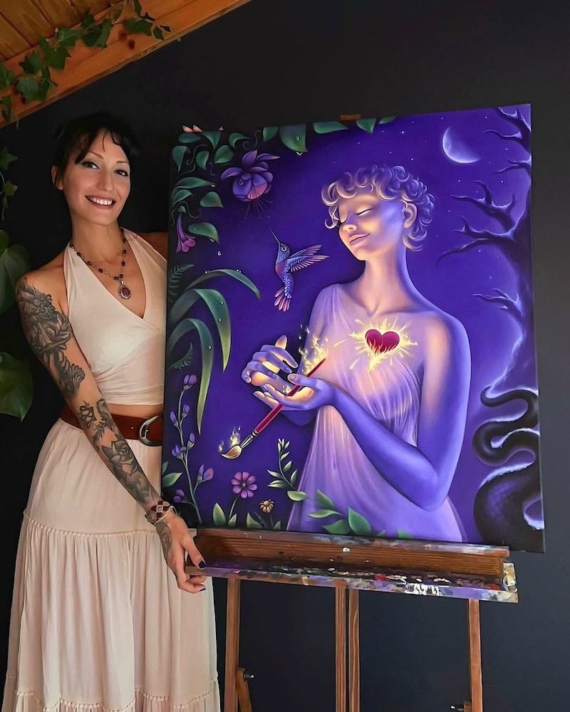 Dreamlike Acrylic Paintings by Ecem Bozkurt