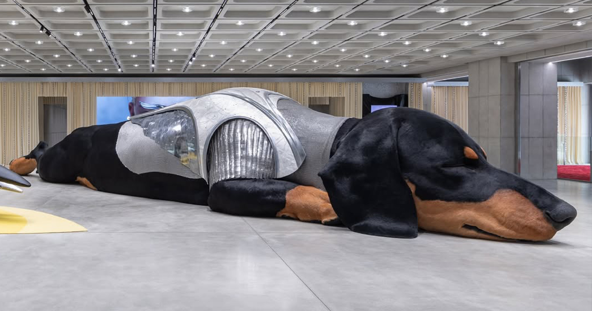 Surreal Flagship Blurs Retail and Art with Giant Dachshund Display