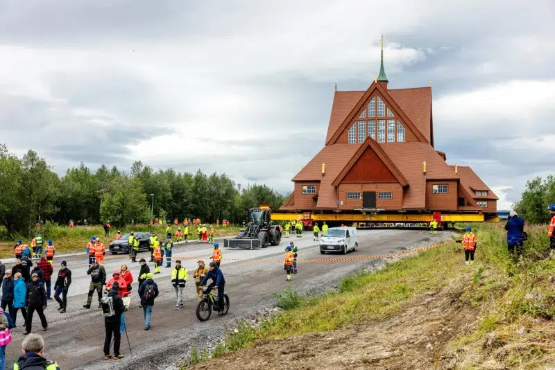 Mudarse a la Iglesia Kiruna en Suecia