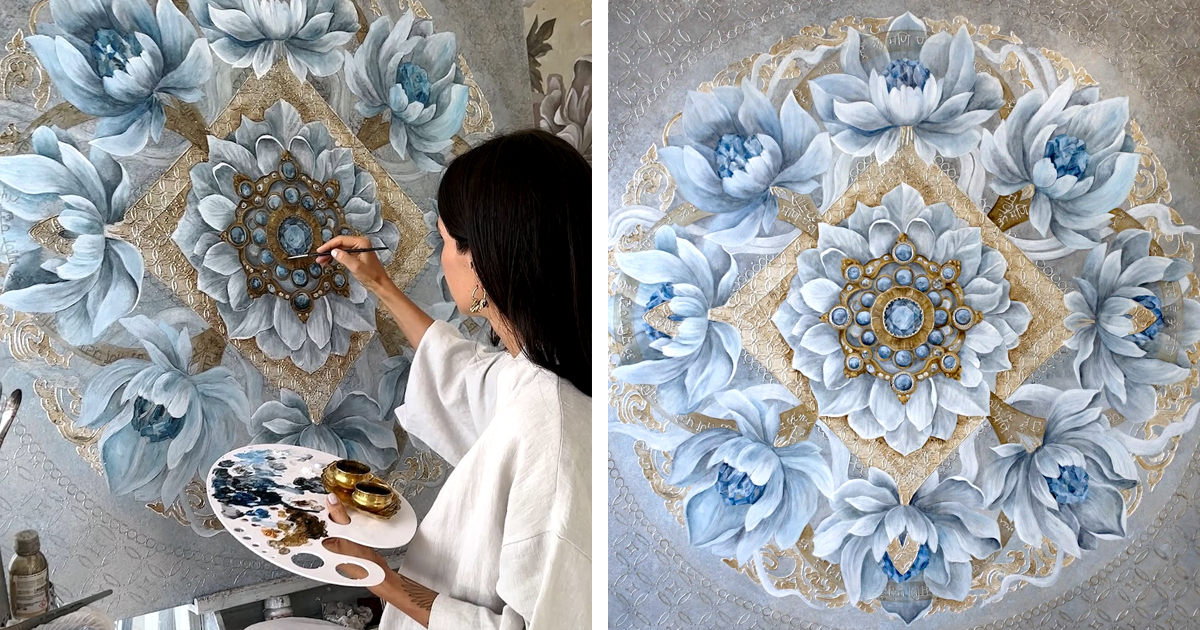 Monumental Mandala-Like Paintings Explore the Vastness of Spirituality