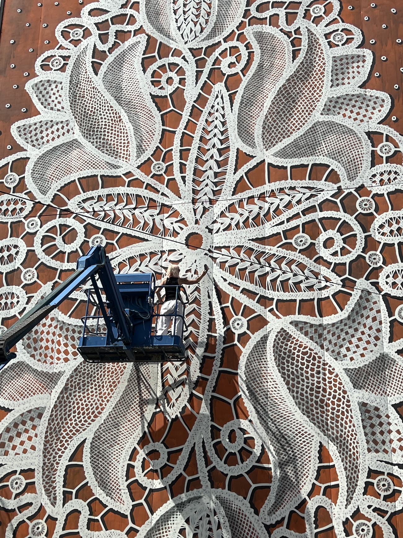 Lace Mural by Nespoon