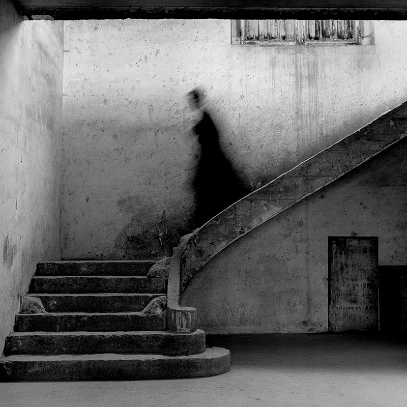 Rodney Smith, Gary descending stairs, Parc de Sceaux