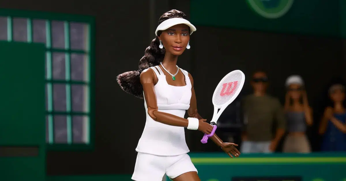Mattel Honors Venus Williams With a Barbie Doll Featuring Her Iconic Wimbledon Uniform
