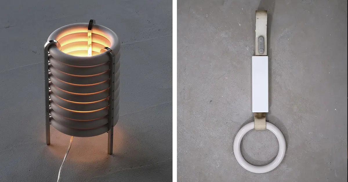 Designers Transform Discarded Tokyo Train Parts Into a Stylish Table Lamp