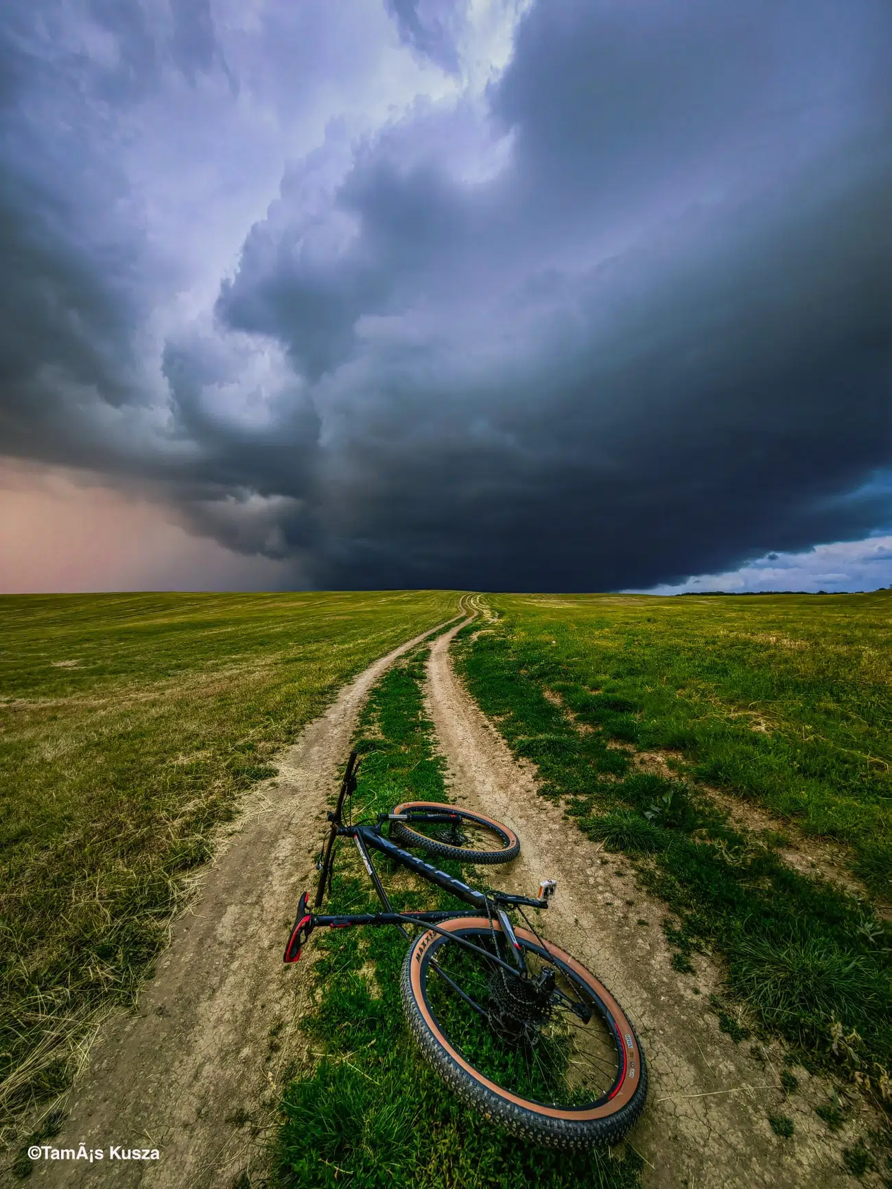 Dark storm clouds in Slovakia