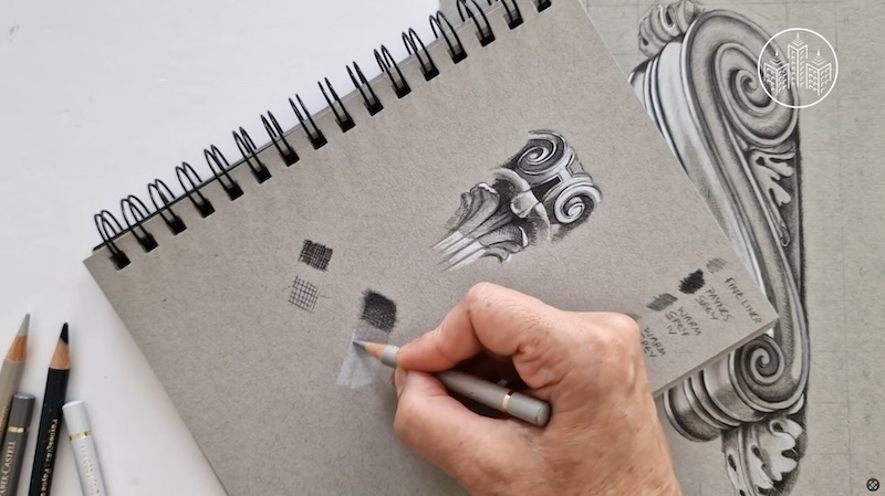 "Advanced Architectural Illustration: Monochrome Details" for presale