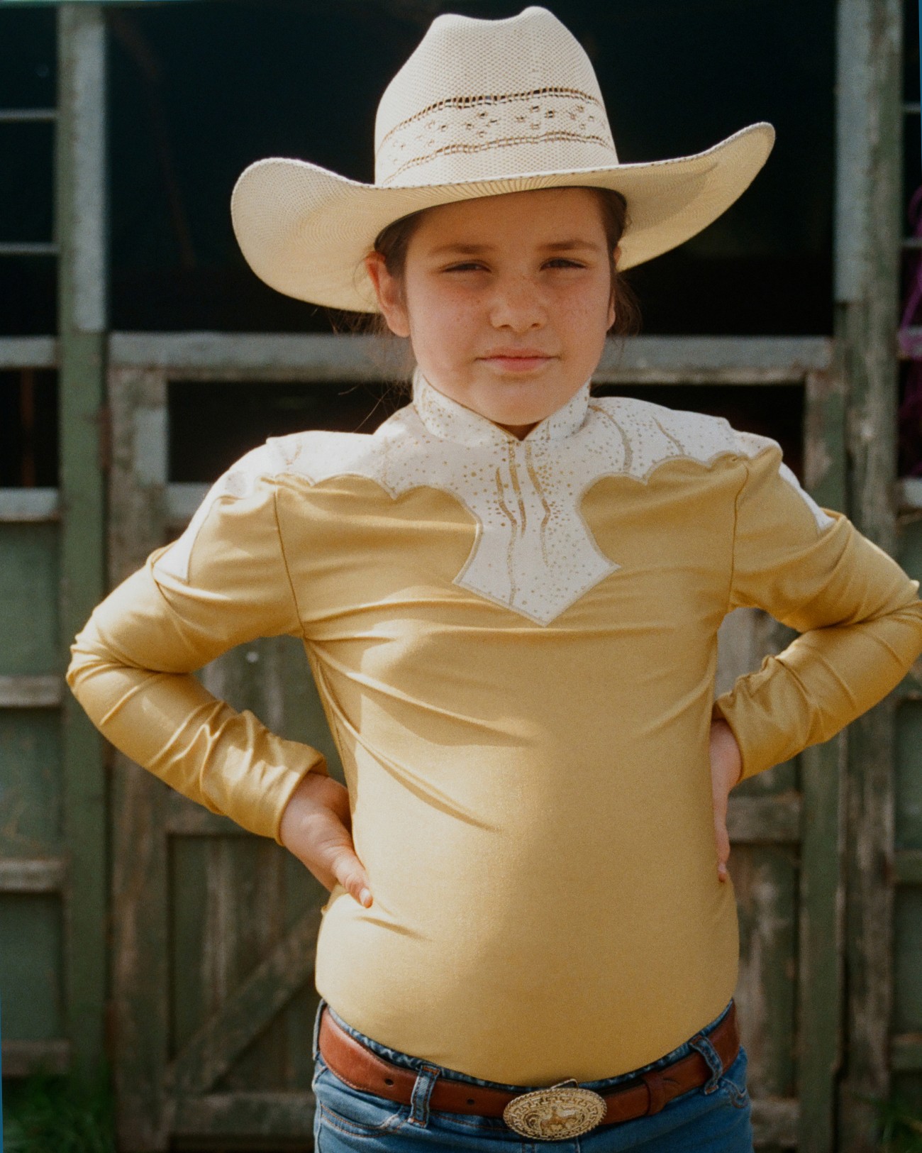 Boy who is a Western enthusiast in the UK