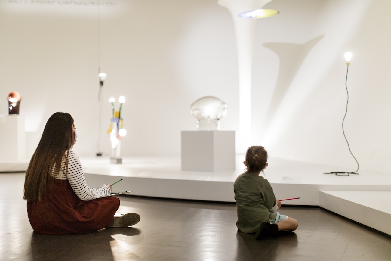 People Drawing at Denver Art Museum