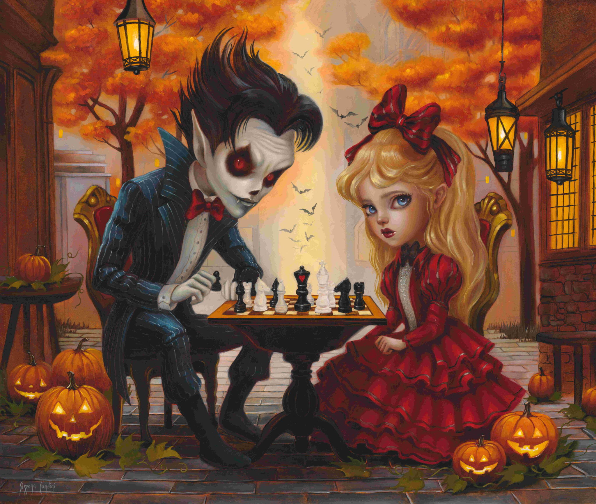 Alice in Pumpkinland by Simona Candini