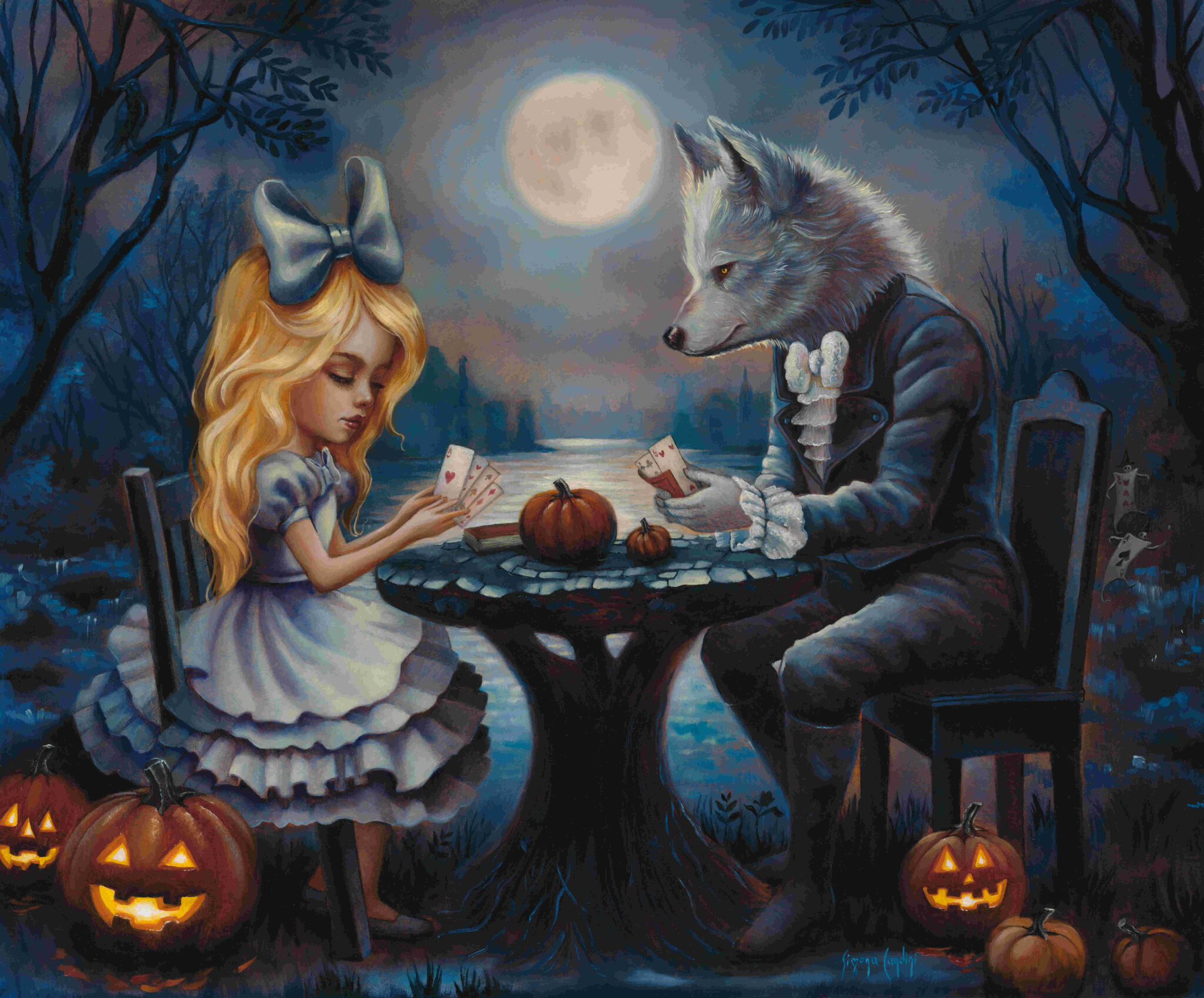 Alice in Pumpkinland by Simona Candini