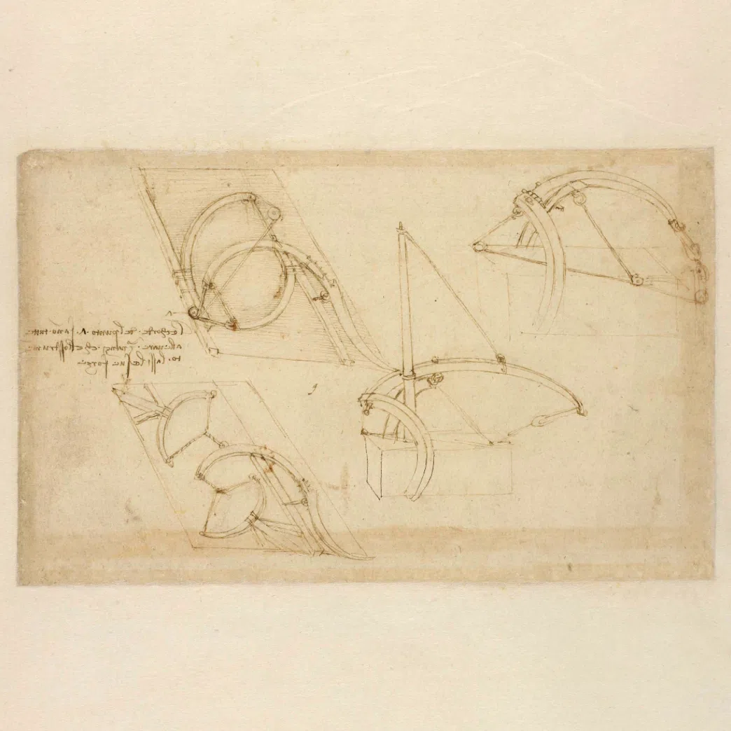 Page from Leonardo da Vinci's "Codex Atlanticus"
