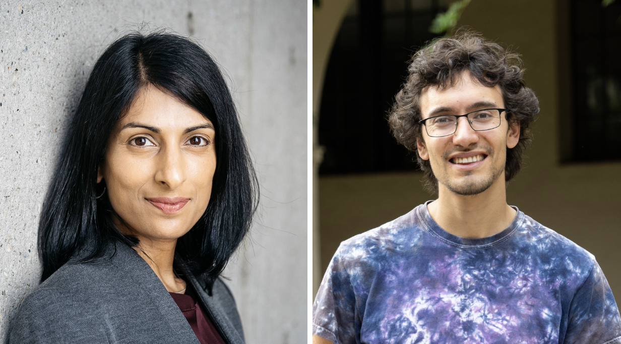 Neurobiologist Teresa Puthussery (l.) and astrophysicist Kareem El-Badry. (Photos courtesy of the MacArthur Foundation)