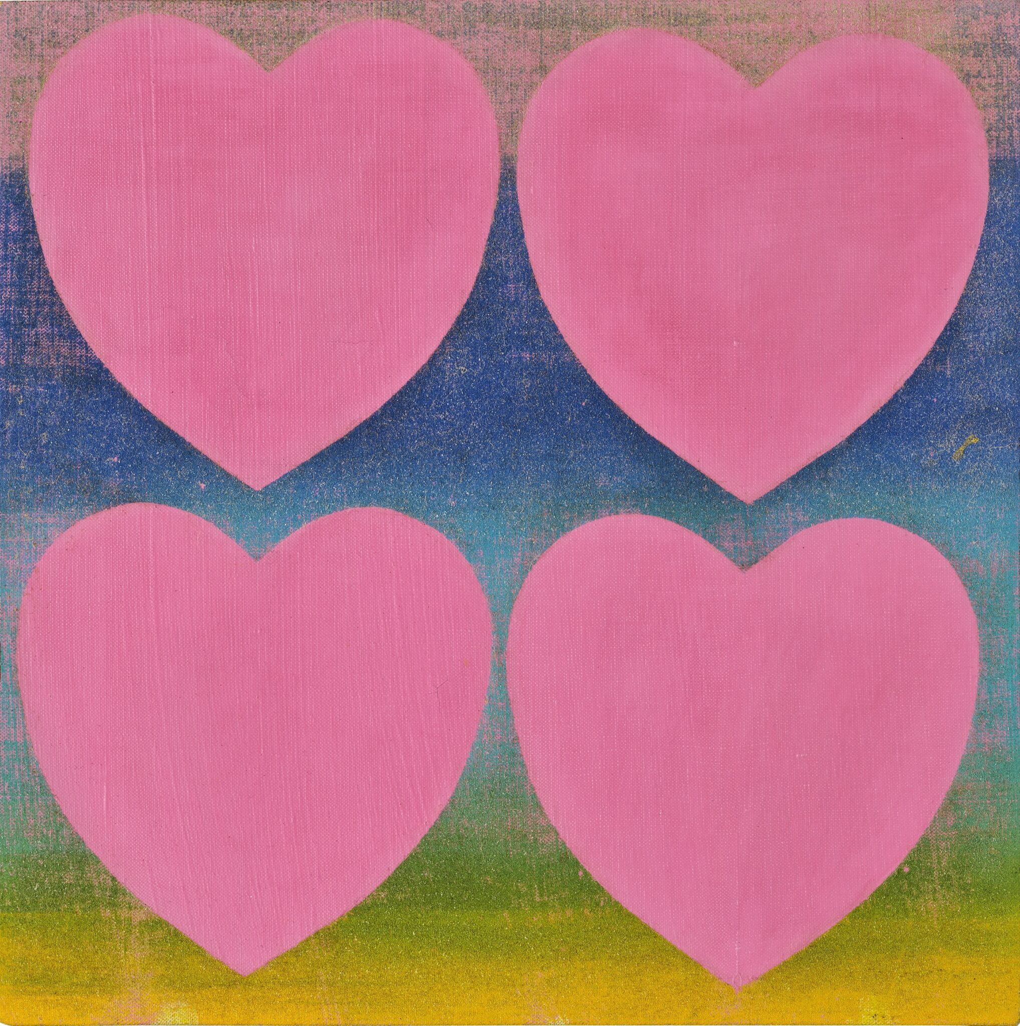Andy Warhol, "Hearts Pink."