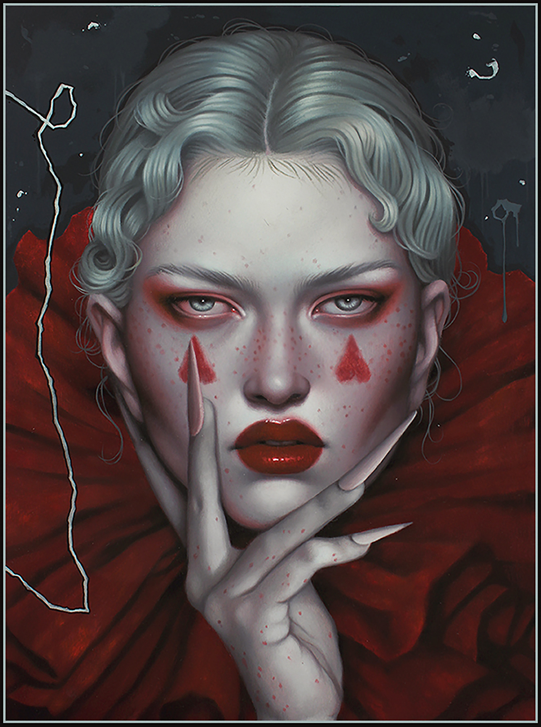 Thinkspace의 "Sarah Joncas: Lost at Sea" 전시회에 포함된 그림