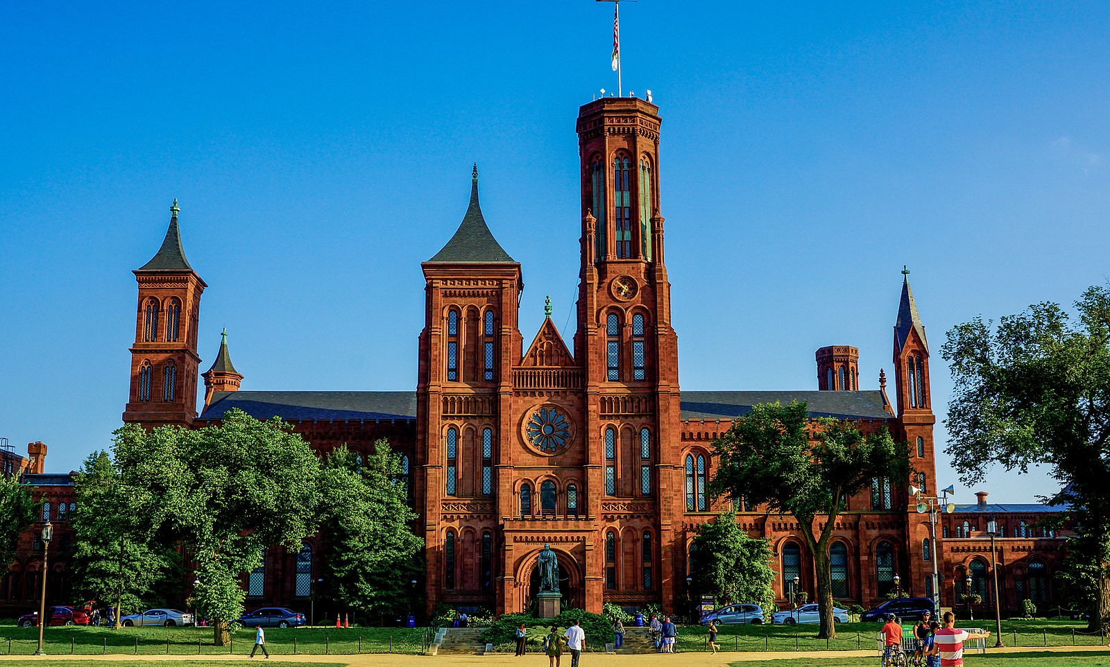 The Smithsonian Institution Building in Washington, D.C., also known as “the Castle”