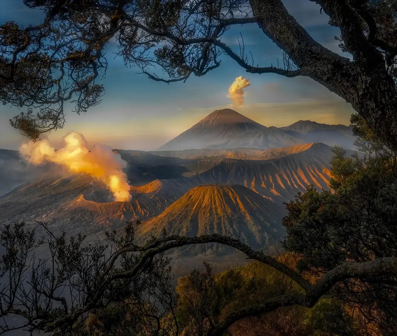 Volcano in Indonesia