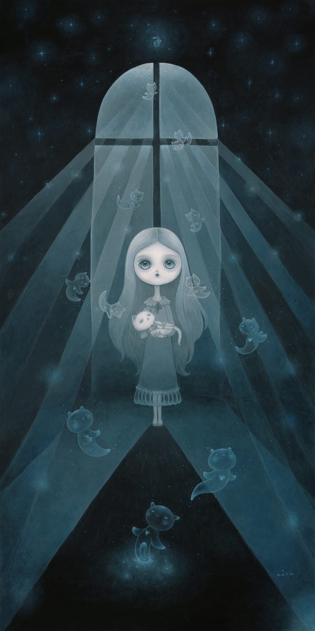 Anime-Inspired Paintings by aica