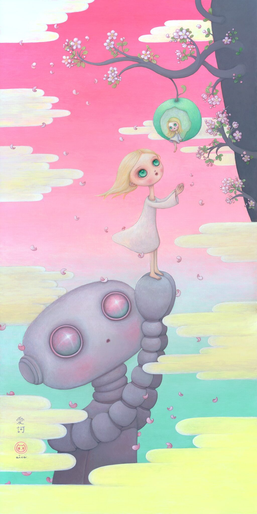 Anime-Inspired Paintings by aica