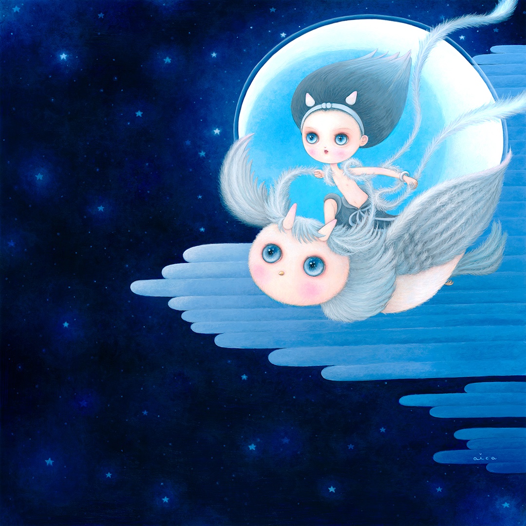 Anime-Inspired Paintings by aica