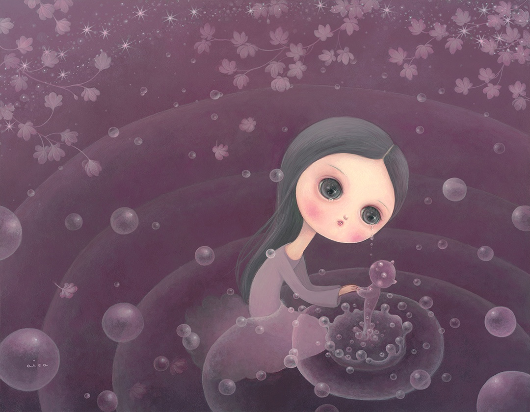 Anime-Inspired Paintings by aica