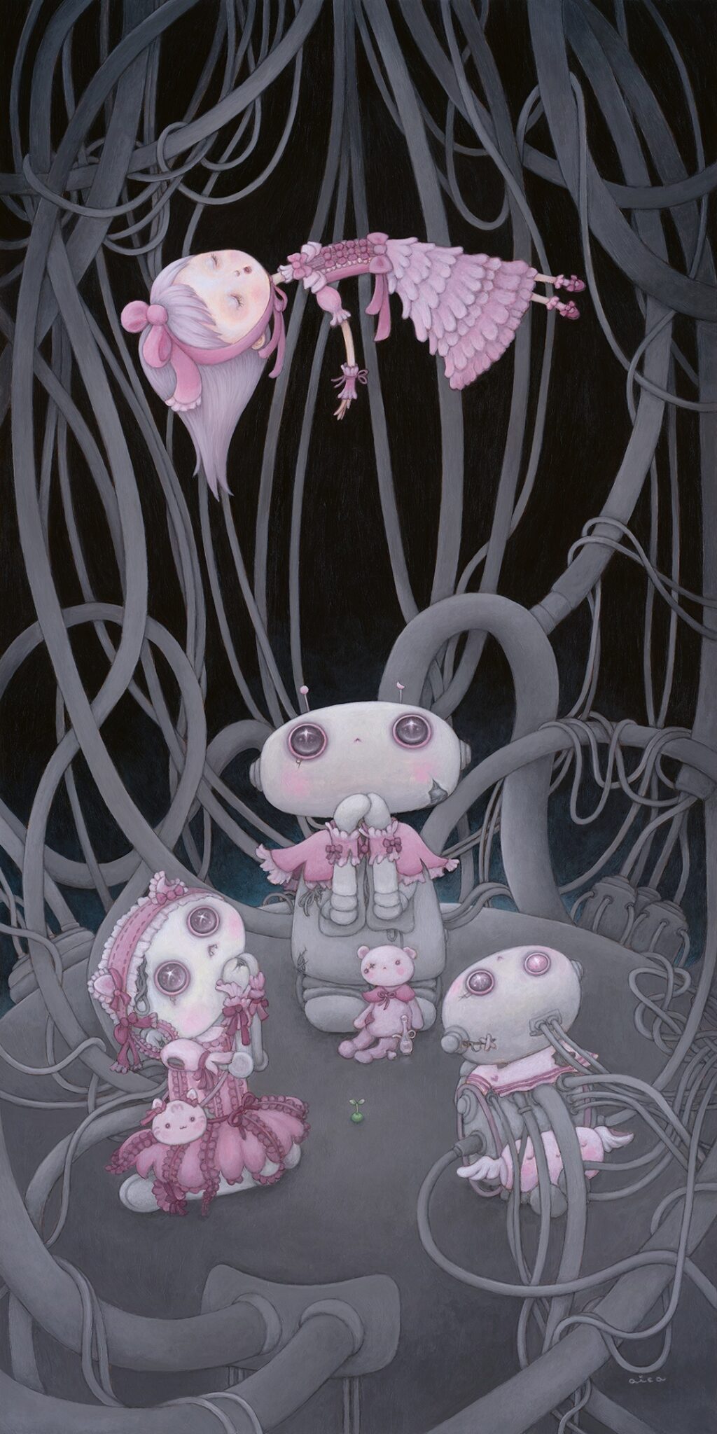 Anime-Inspired Paintings by aica