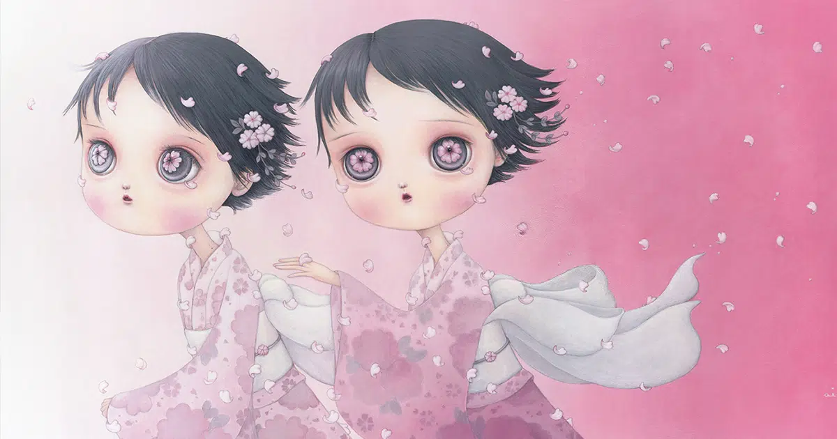 Ethereal Manga-Inspired Paintings Hold Dear Our Connection to the Spirit World