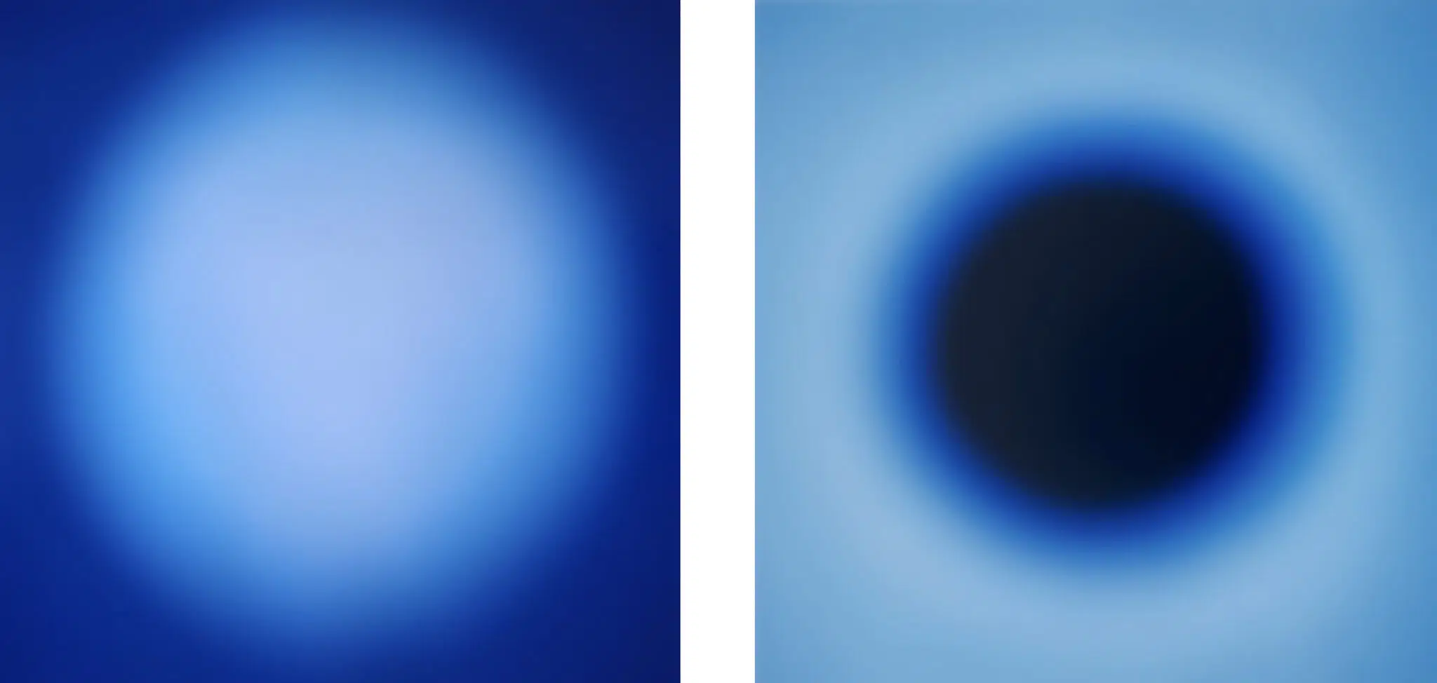 Spread of blurred photographs included in Bill Armstrong's "All a Blur"