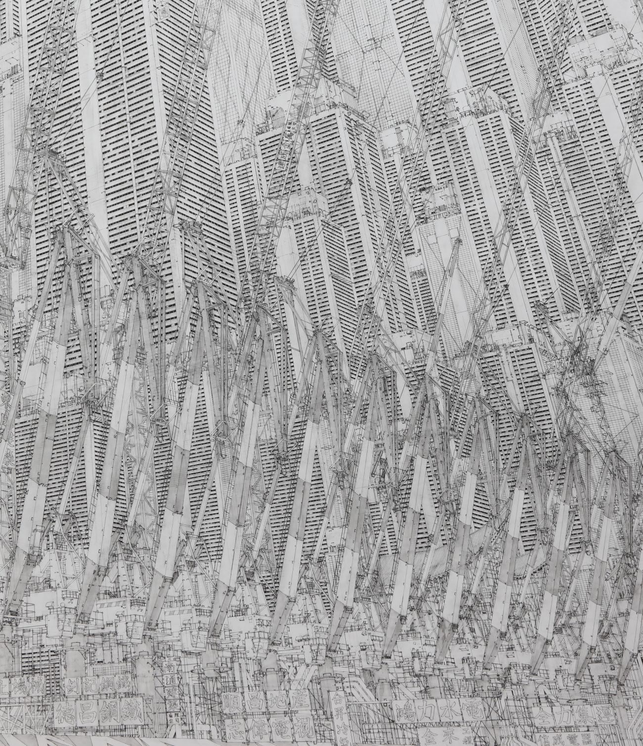 Daisuke Tajima Pen Drawings of Cityscapes